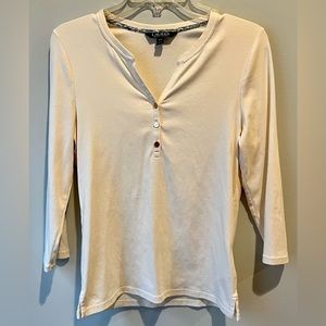 Lauren Ralph Lauren 3/4 Sleeve Shirt